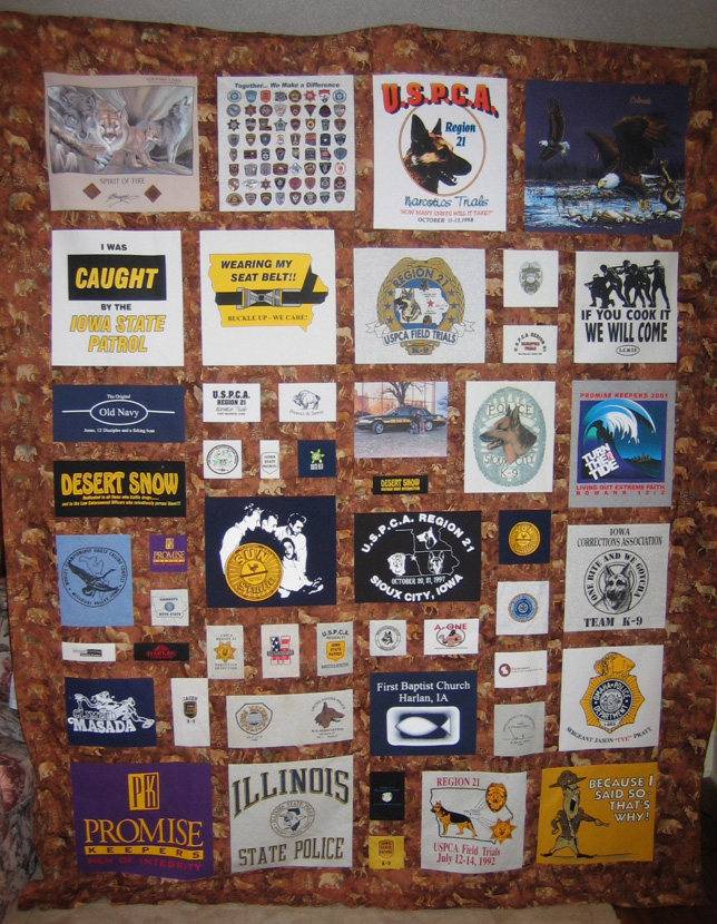 T-Shirts for Quilting Class